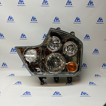 Фара в сборе (с ДХО) (правая) для Howo T5G (шасси, фургон)  WG9925721012